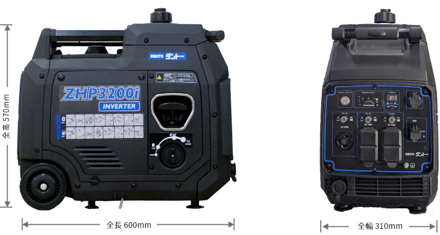 全長 600mm 全幅 310mm　全高 570mm